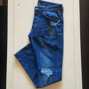 H&M &Denim Distressed Jeans